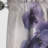 Purple Grey Violets Dream II - Traditional Velvet Blackout Floral Curtain - 1 Panel-107809258