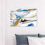 Abstrait abstrait qui coule - Reproduction d'art sur toile-51279386-51279388