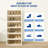 Oshiro 18 Pairs Plastic Collapsible Shoes Storage Box Easy Assembly