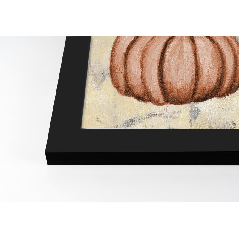 «Pumpkin Paint», reproduction d'art encadrée