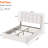 Full Size Cloud Bed Frame, Bed Frame With Headboard, Modern Upholstered Platform Bed Frame, Rounded Corners, No Box Spring Required, Easy To Assemble-1381267580