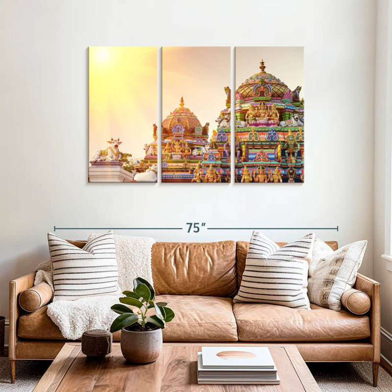 Adella Kapaleeshwarar Temple, 36" H x 57" W