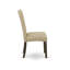 Chaises parson Driscol Classic - ensemble de 2 chaises rembourrées en tissu de lin brun, Cappuccino-905648071-902965143