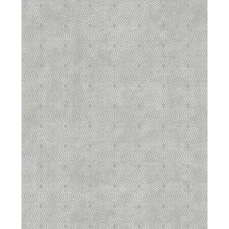Papier peint géométrique Calline, Bois de frêne métallique