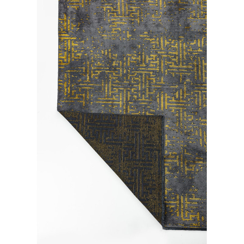 Rapture Geometric Shapes Area Rug, Rectangle 9'10" x 14'