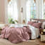 Ensemble de housse de couette 100% coton lavé MooMee Gingham-121465078-124443995