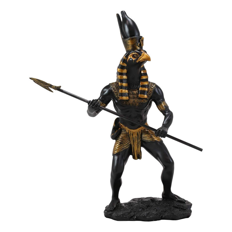 Goodhill, Mythologie égyptienne, dieu Horus Ra avec Pschent et lance