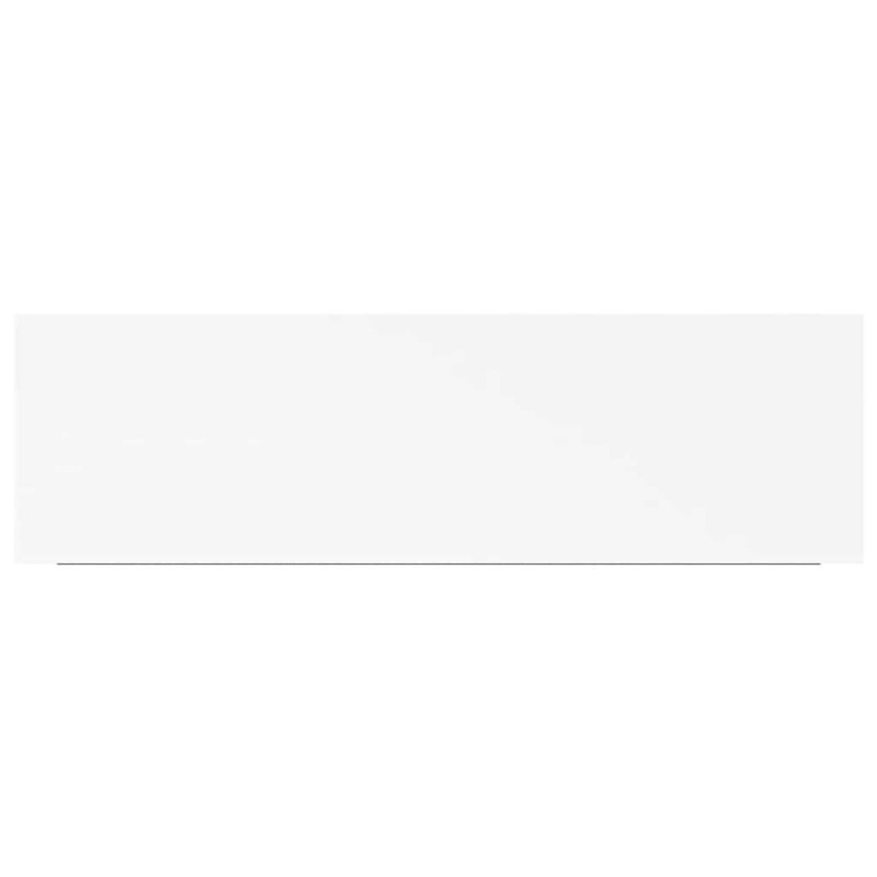 Wall Shelf Floating Shelf Wall Mounted Display Shelf for Photo Frame, White, 1.5" H x 31.5" W x 9.3" D