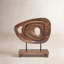 Saddler Sculpture Natural Acacia
