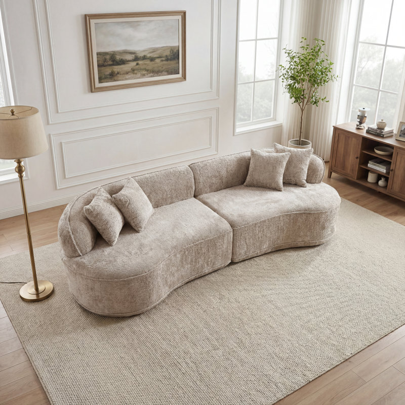 Canapé modulaire 86 po, 86 po, Chameau