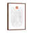 Classic Brown Wood Framed