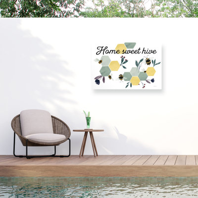 Art sur toile Asong Becky Thorns «Bees Home Sweet Hive»