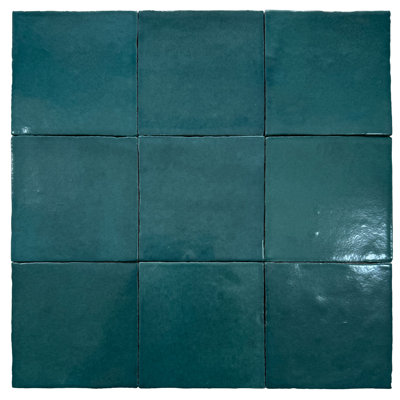 Carrelage mural en céramique aspect zellige 4 po x 4 po Zelij