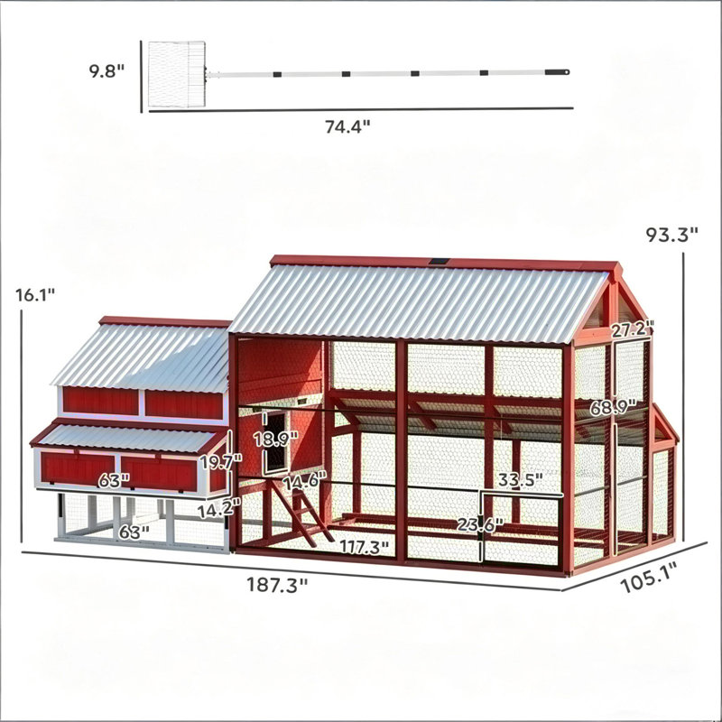 Poulailler en bois