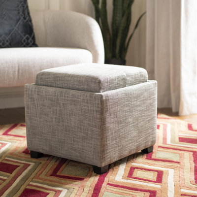 Motto Leather Ottoman
