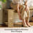 Modern Farmhouse Entryway Bench with Shoe Storage, Rustic Brown Wooden Bench for Hallway or Bedroom