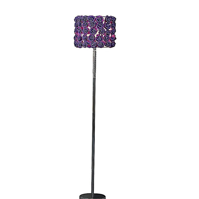 Lampe sur pied 63 po Lola Blossom, Mauve