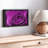 Droplets On Purple Rose Canvas Print-102860615