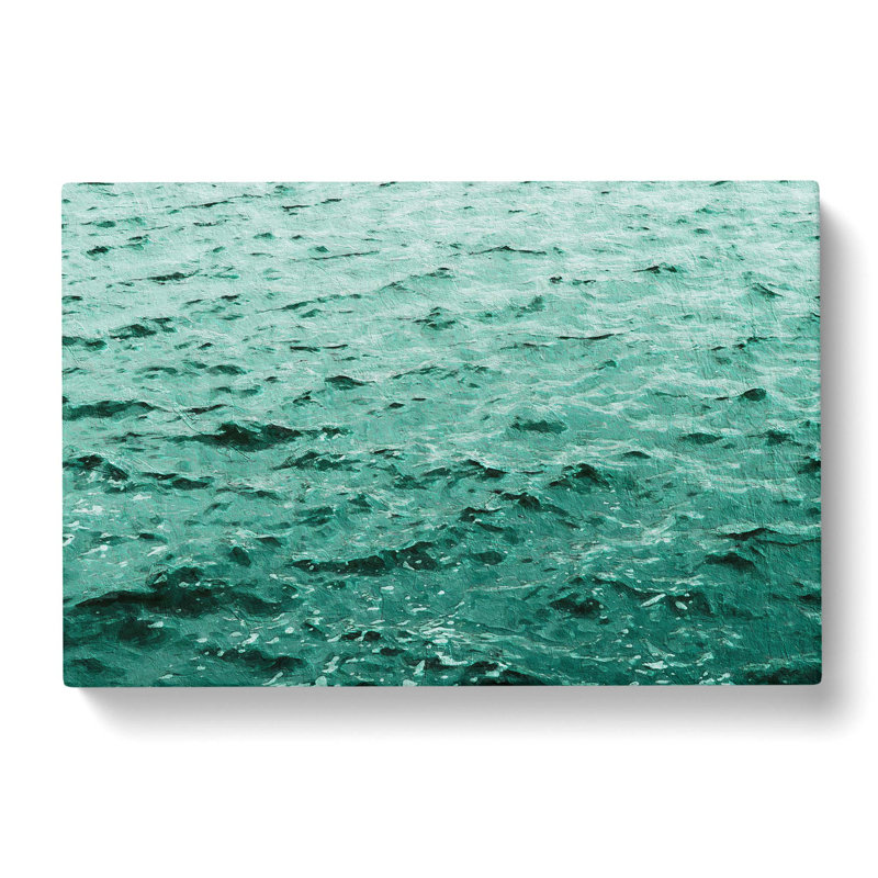 Choppy Waters - Wrapped Canvas Painting, 35cm H x 50cm W x 3cm D