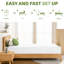 Matelas Queen de 20 cm d'épaisseur, fermeté moyenne, ressorts indépendants, respirant, soutien des bords, chambre à coucher