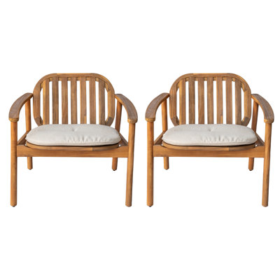 Meja Club Chair With Cushion, Set of 2