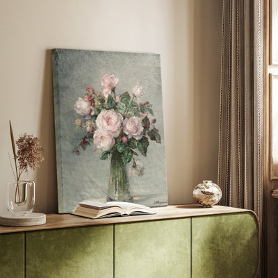 "Vintage Floral Print CCXVII", reproduction sur toile