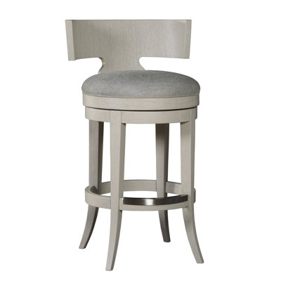 Signature Designs Swivel Upholstered Stool with Metal Frame