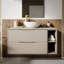 80mm Single Bathroom Vanity with Ceramic Basin
