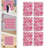 6 PCS Artificial Silk Flower Wall Panel-1074336601
