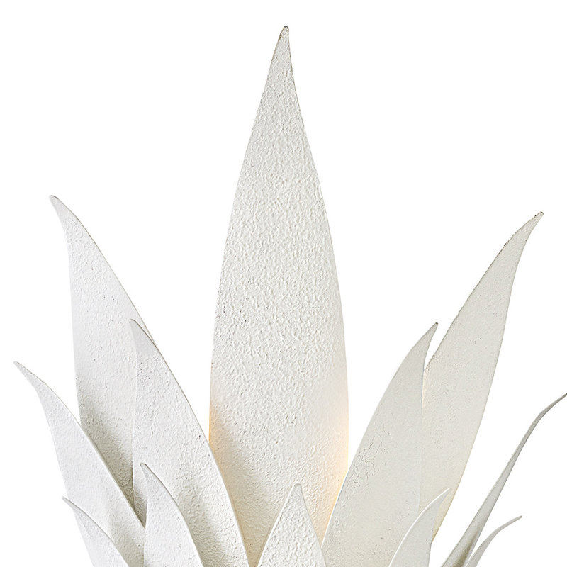 Agave 2 - Light Sconce, White