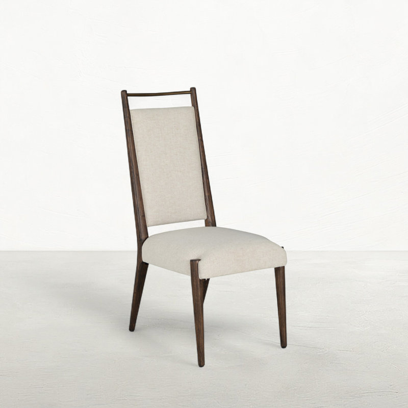 Highland Oak High Back Dining Side Chair, Dusk