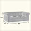 Élégant lit pour animaux de compagnie rectangulaire pour petits et moyens chiens, canapé-lit surélevé durable, canapé pour chien confortable, canapé pour chien en lin moderne et tendance-499122812