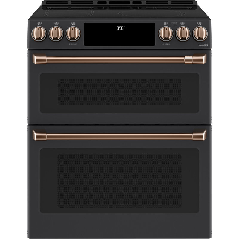 Front Control Induction Range Handle Kit, Brushed Copper