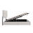 Queen-Size Upholstered Platform Bed With Hydraulic Storage Lift System-1459532807