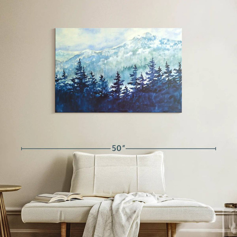 Snowy Mountain View, 26" H x 39" W