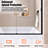 Vetra 60 In. W X 56 In. H Semi-Frameless Sliding Bathtub Door With Clear Glass in Brushed Nickel-113951973