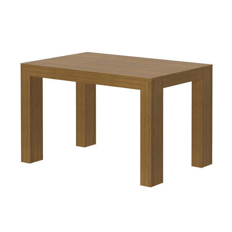 Chalonda Pine Solid Wood Dining Table, Pecan Wirebrush, 32" W x 48" L 