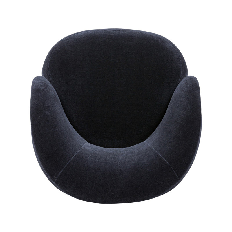 Laurrey Swivel Chair-Monte Navy, Monte Navy Rayon/Viscose/Wool