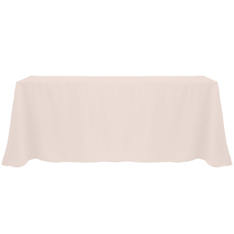 Solid Color Tablecloth, 156" x 90", 3, Ice Peach