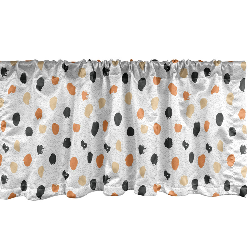 Cantonnière à motif abstrait Ambesonne, L 54 po x L 12 po