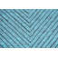 Tapis oriental transitionnel bleu turquoise 5X8-820230733