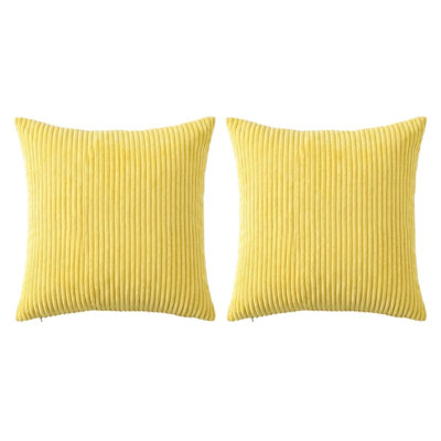Housse de coussin simple à rayures