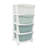 4 Drawer Storage Drawer with Wheels-5248886