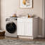 Meuble bas standard HOMEIBRO Cozy Design, en contreplaqué blanc, prêt à assembler, 42 po L x 24 po P x 34,5 po H-126039593-99152009