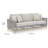 Sebastin 82.63'' Wide Outdoor Patio Sofa with Cushions