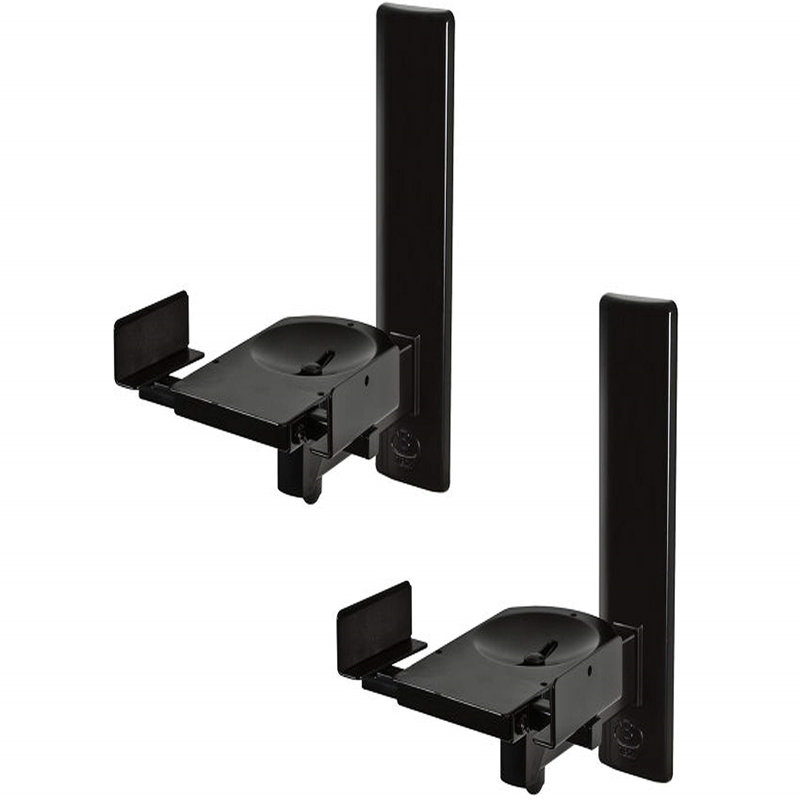 29.85cm Fixed Height Speaker Stand Mount, Set Of 2, Side Clamp With Tilt And Swivel