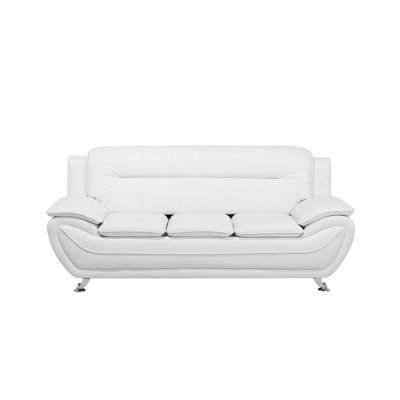 Sackman Faux Leather Sofa