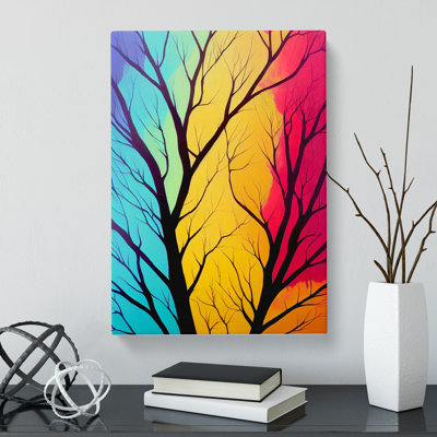Tree Abstract in Colour Vol.2 - Wrapped Canvas