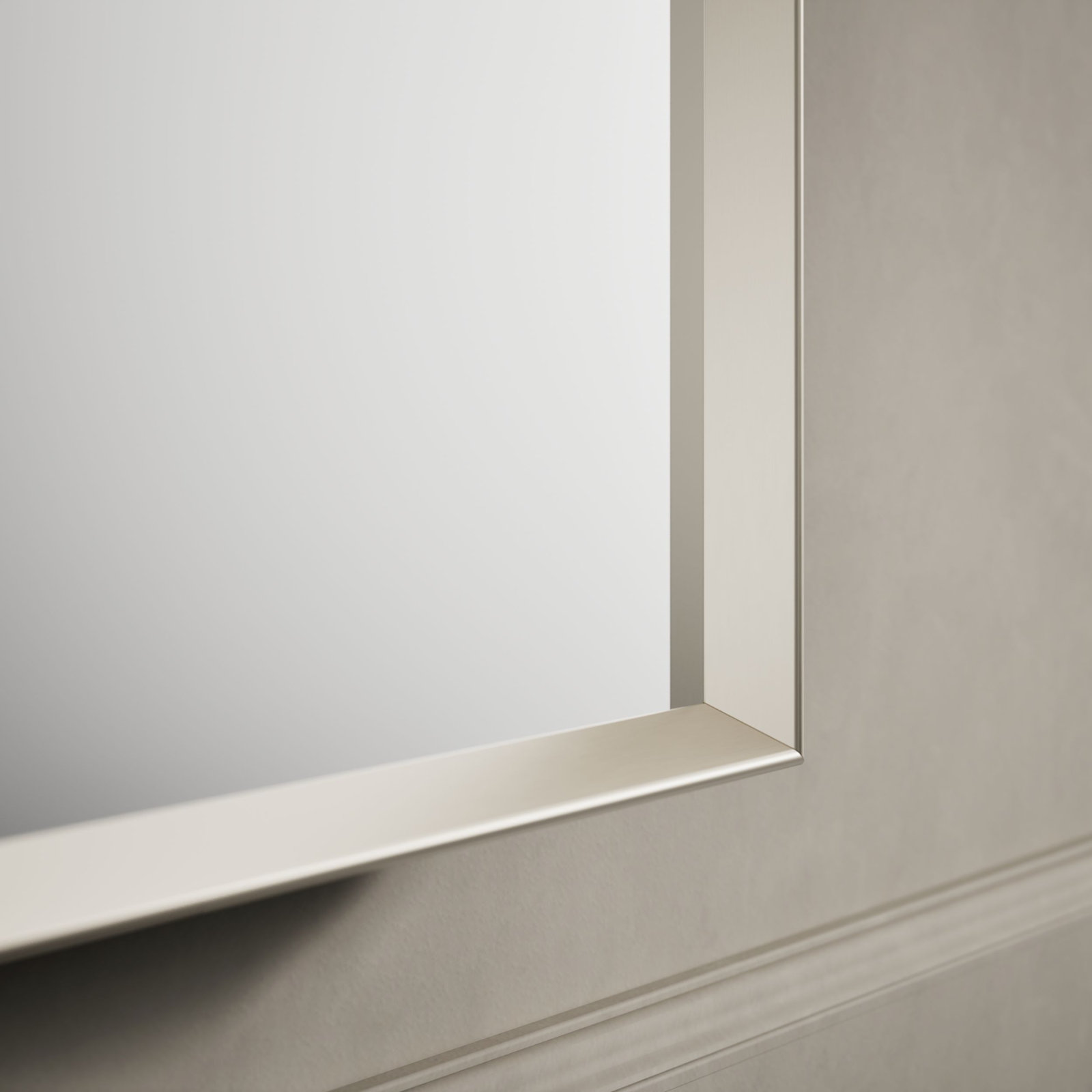 Verdera 20" X 34" Arched Framed Medicine Cabinet Left-Hinged, Brushed Nickel