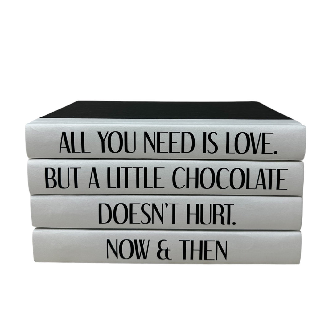 Quote Entertainment Decorative Book (Set of 4) E. Lawrence Ltd.